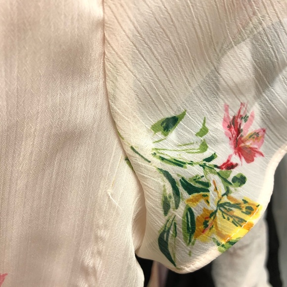 NWOT LUSH Pink Floral Wrap Dress - Picture 4 of 4